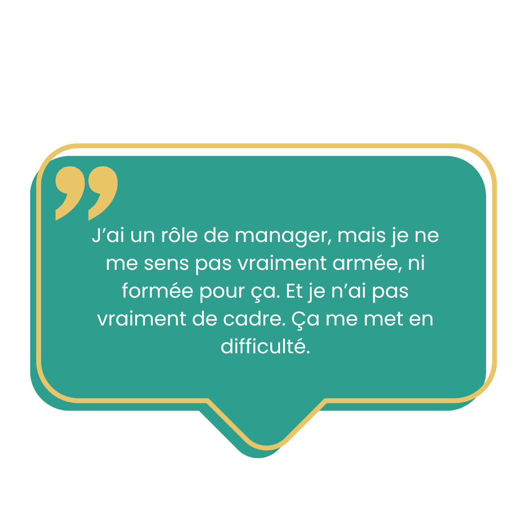 manager pas formé et illégitimité