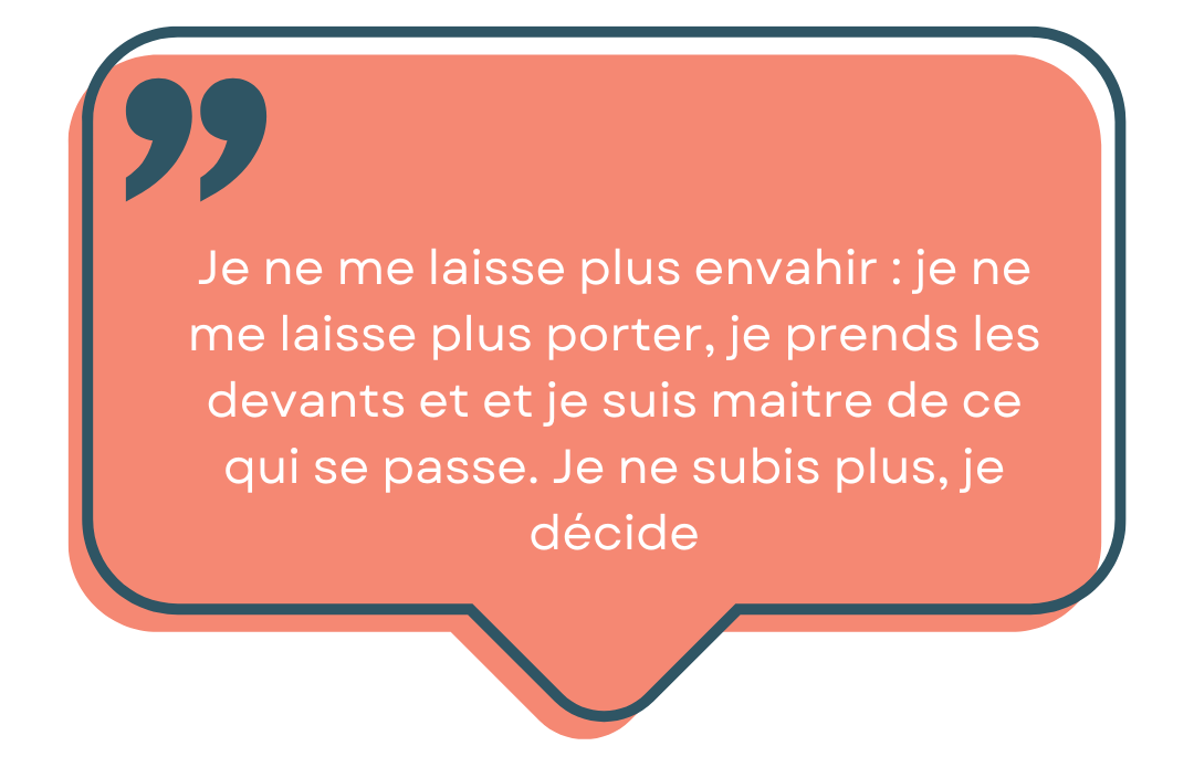 je ne subis plus je décide