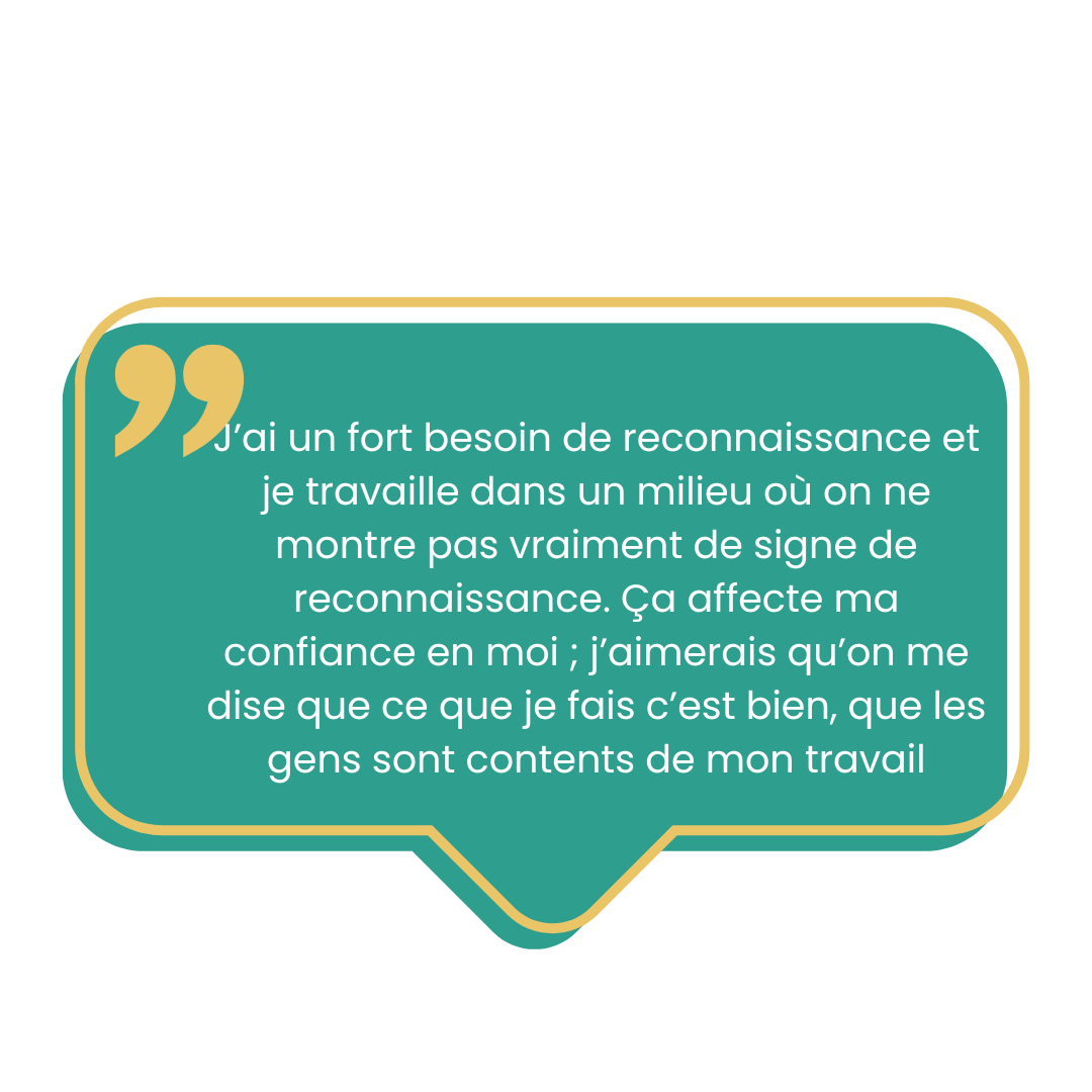 Besoin de reconnaissance
